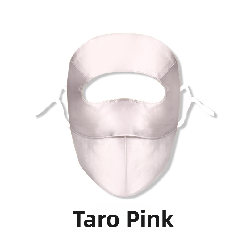 Maska za lice od 100% svile, zaštita od sunca, lagana, 3D dizajn, gradski stil