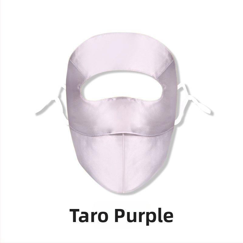 Maska za lice od 100% svile, zaštita od sunca, lagana, 3D dizajn, gradski stil