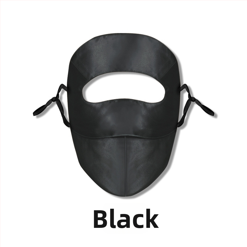 Maska za lice od 100% svile, zaštita od sunca, lagana, 3D dizajn, gradski stil