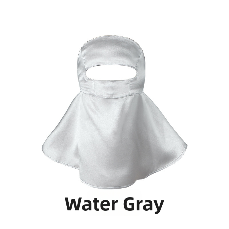 Maska za lice od 100% svile, zaštita od sunca, lagana, 3D dizajn, gradski stil