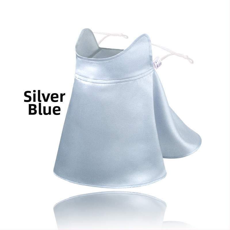 Maska za lice od 100% svile, zaštita od sunca, lagana, 3D dizajn, gradski stil