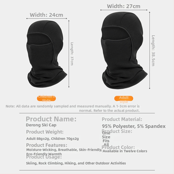 Ruidong Dviračių Kaukė – vėjo atspari, daugiafunkcinė galvos dangtis, poliesterio audinys, unisex