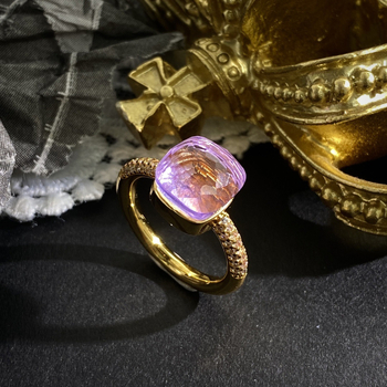 Krištolo juvelyriniai komplektas: auskarai + karoliai + rankos aksesuaras, cirkono įdėjimas, auksu dengtas paviršius, Guangzhou kilmė