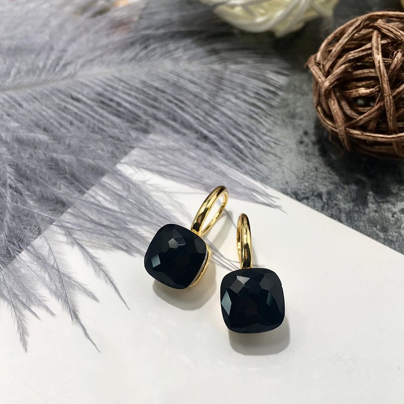 Krištolo juvelyriniai komplektas: auskarai + karoliai + rankos aksesuaras, cirkono įdėjimas, auksu dengtas paviršius, Guangzhou kilmė