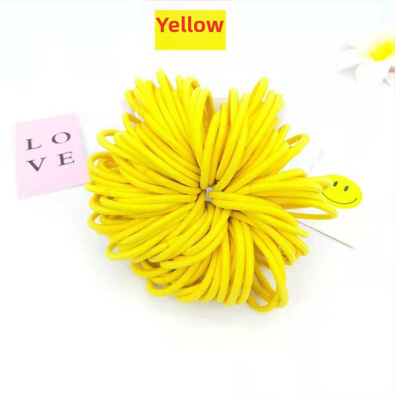 Gumička na vlasy - vysoká elasticita, ručne vyrobená, originálny dizajn, polyesterová vlákno