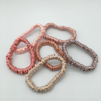 Мулберри коприна пръстен за коса, ръчна изработка, семпъл свободен стил, модерен градски стил