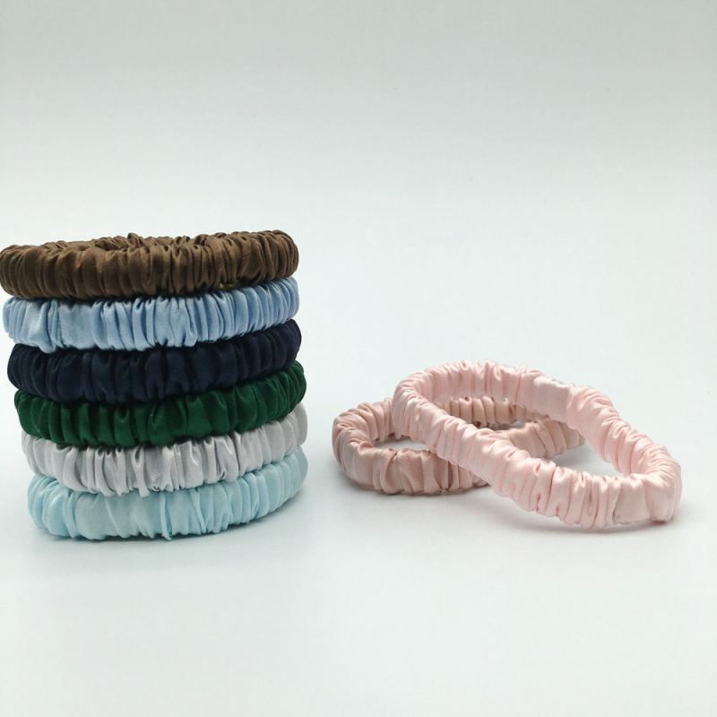 Мулберри коприна пръстен за коса, ръчна изработка, семпъл свободен стил, модерен градски стил
