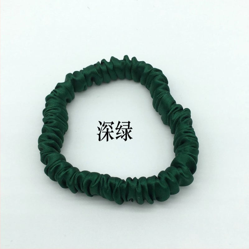 Мулберри коприна пръстен за коса, ръчна изработка, семпъл свободен стил, модерен градски стил