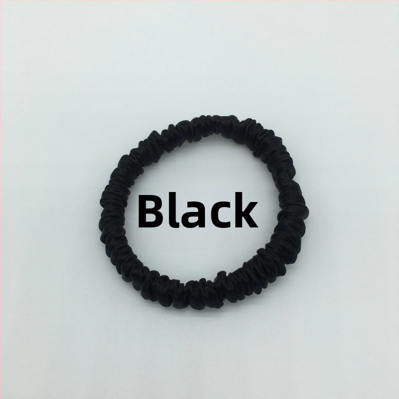 Мулберри коприна пръстен за коса, ръчна изработка, семпъл свободен стил, модерен градски стил