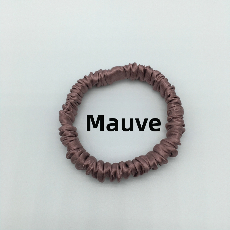 Мулберри коприна пръстен за коса, ръчна изработка, семпъл свободен стил, модерен градски стил