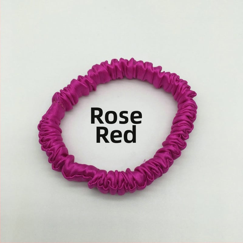 Мулберри коприна пръстен за коса, ръчна изработка, семпъл свободен стил, модерен градски стил