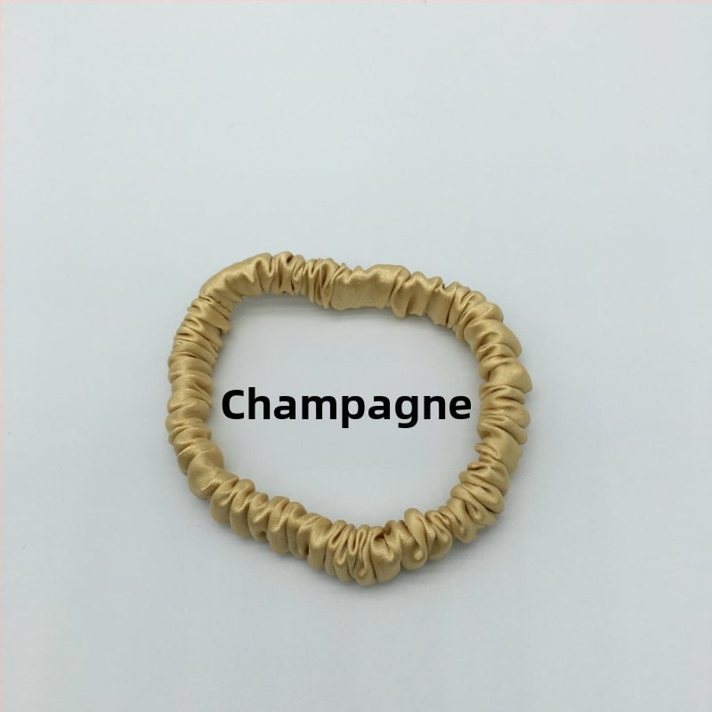 Мулберри коприна пръстен за коса, ръчна изработка, семпъл свободен стил, модерен градски стил