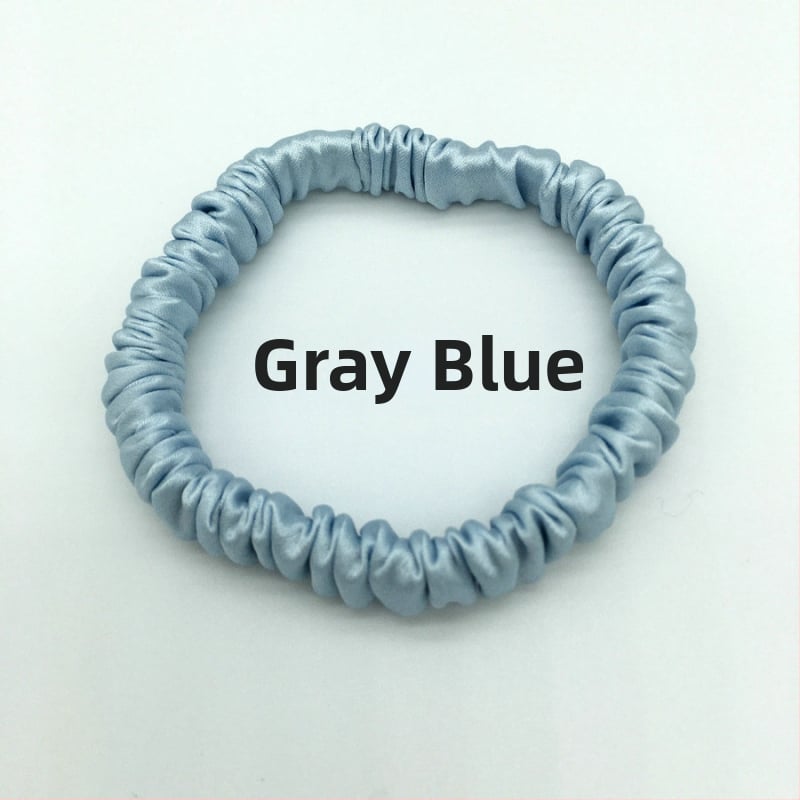 Мулберри коприна пръстен за коса, ръчна изработка, семпъл свободен стил, модерен градски стил