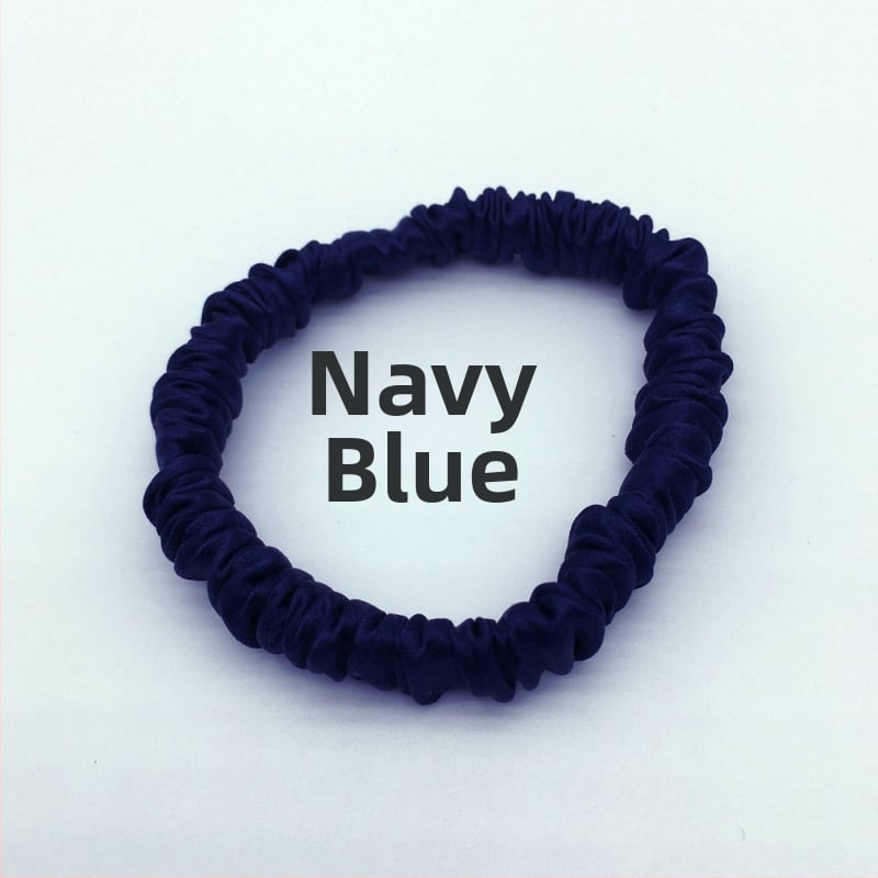 Мулберри коприна пръстен за коса, ръчна изработка, семпъл свободен стил, модерен градски стил