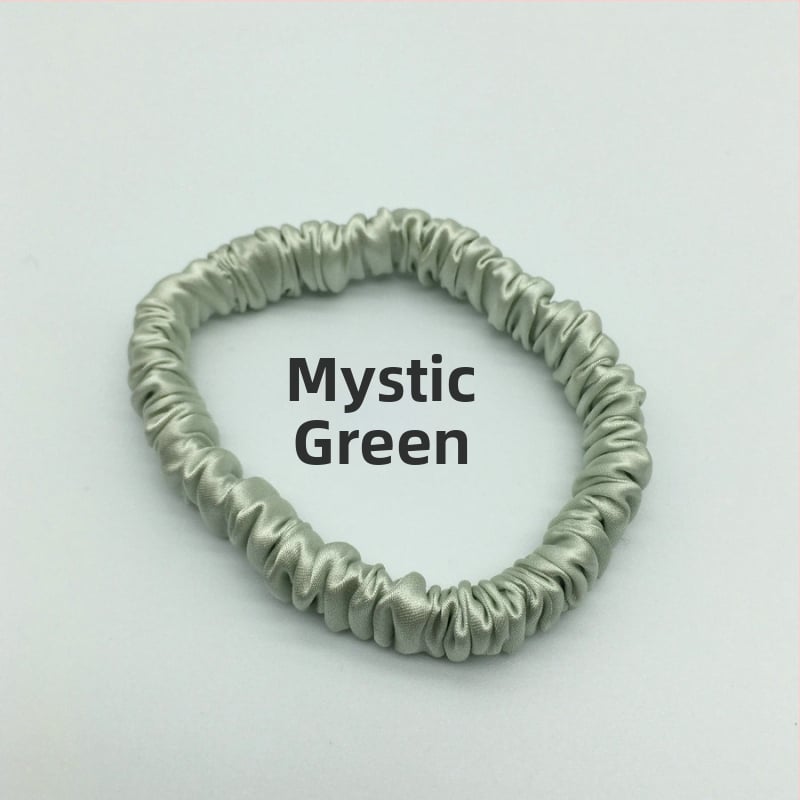 Мулберри коприна пръстен за коса, ръчна изработка, семпъл свободен стил, модерен градски стил