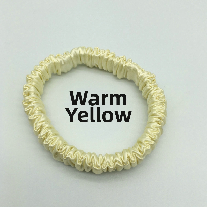 Мулберри коприна пръстен за коса, ръчна изработка, семпъл свободен стил, модерен градски стил