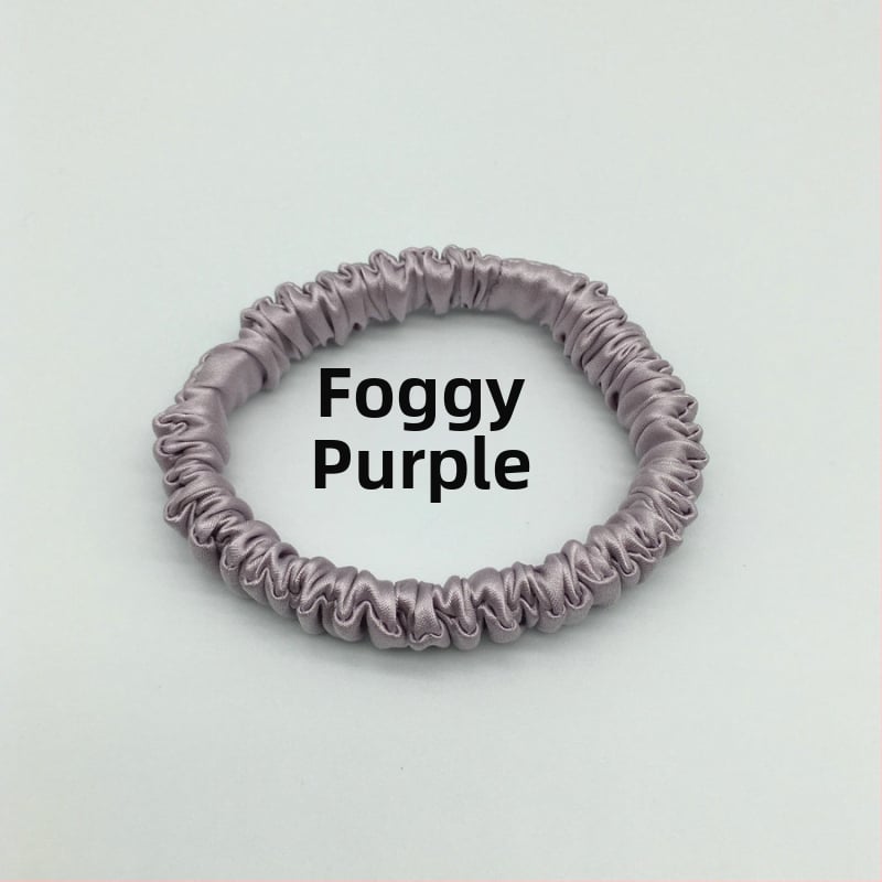 Мулберри коприна пръстен за коса, ръчна изработка, семпъл свободен стил, модерен градски стил