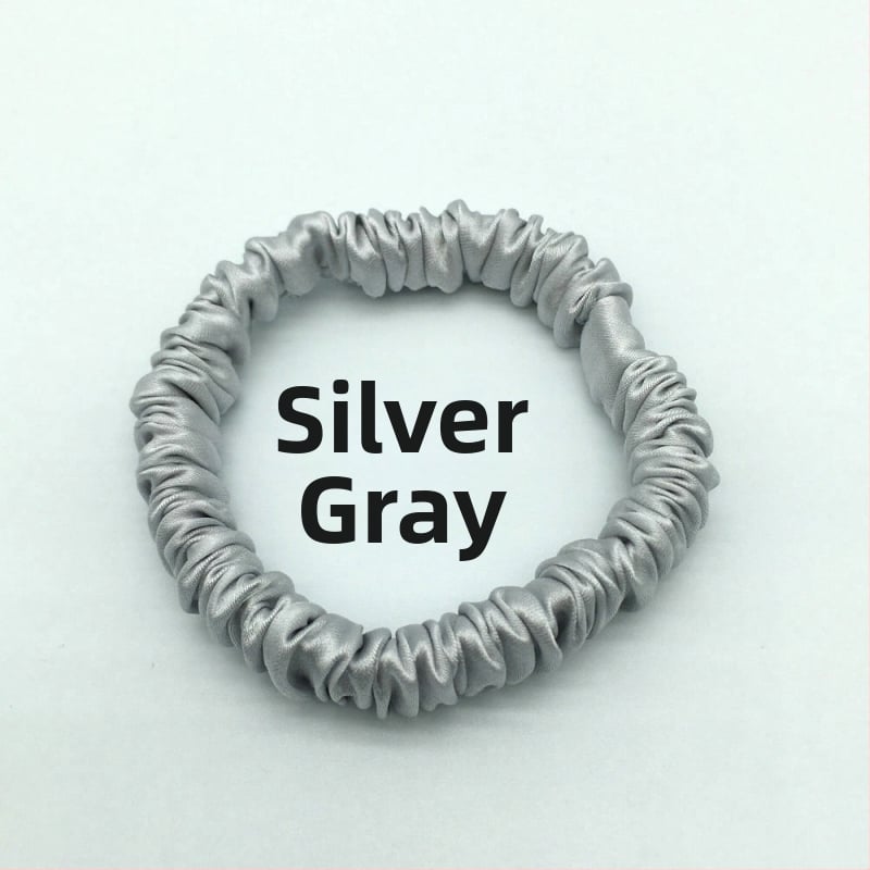 Мулберри коприна пръстен за коса, ръчна изработка, семпъл свободен стил, модерен градски стил