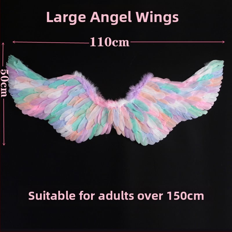 Φτερούγες με πολύχρωμα φτερά – Αξεσουάρ πλάτης για νεράιδες σε φωτογραφίες και θεατρικές παραστάσεις, για ενήλικες και παιδιά (Υλικό: Άλλο; Συσκευασία: Άλλο; Εισαγόμενο: Όχι; Άδεια IP: Όχι; Κατάλληλο για: Κινέζικη Ημέρα Ερωτευμένων)