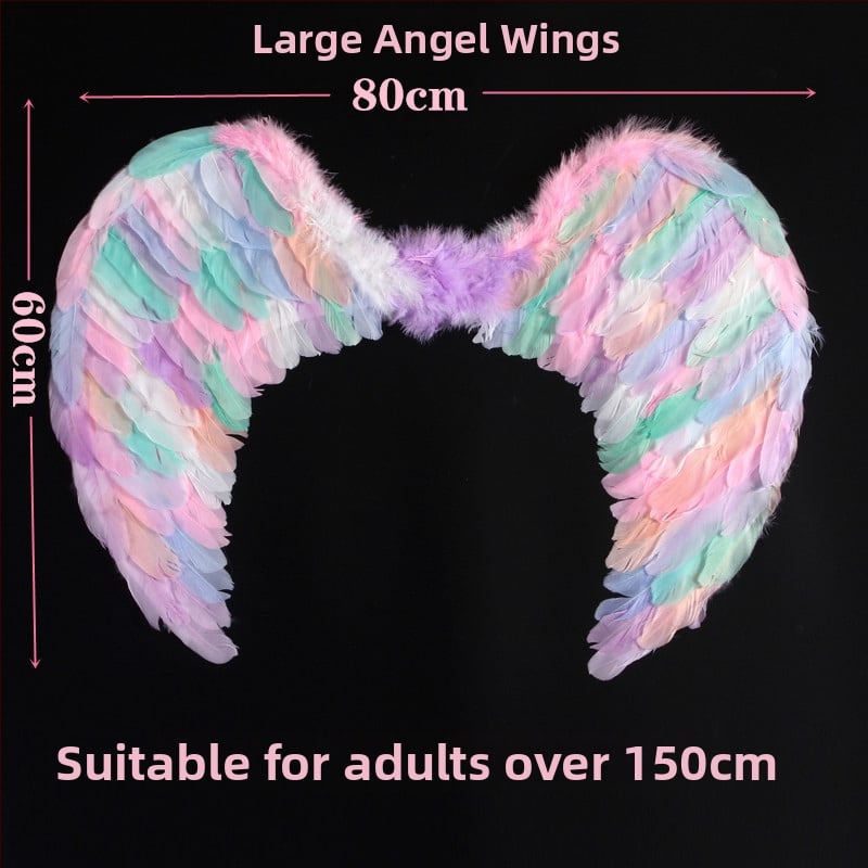 Φτερούγες με πολύχρωμα φτερά – Αξεσουάρ πλάτης για νεράιδες σε φωτογραφίες και θεατρικές παραστάσεις, για ενήλικες και παιδιά (Υλικό: Άλλο; Συσκευασία: Άλλο; Εισαγόμενο: Όχι; Άδεια IP: Όχι; Κατάλληλο για: Κινέζικη Ημέρα Ερωτευμένων)