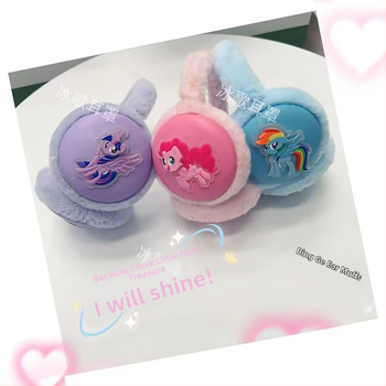 Bērnu pūkaini ausu siltinātāji – karikatūras stila, regulējami, ziemas silts, ārpus telpām