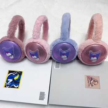 Bērnu pūkaini ausu siltinātāji – karikatūras stila, regulējami, ziemas silts, ārpus telpām