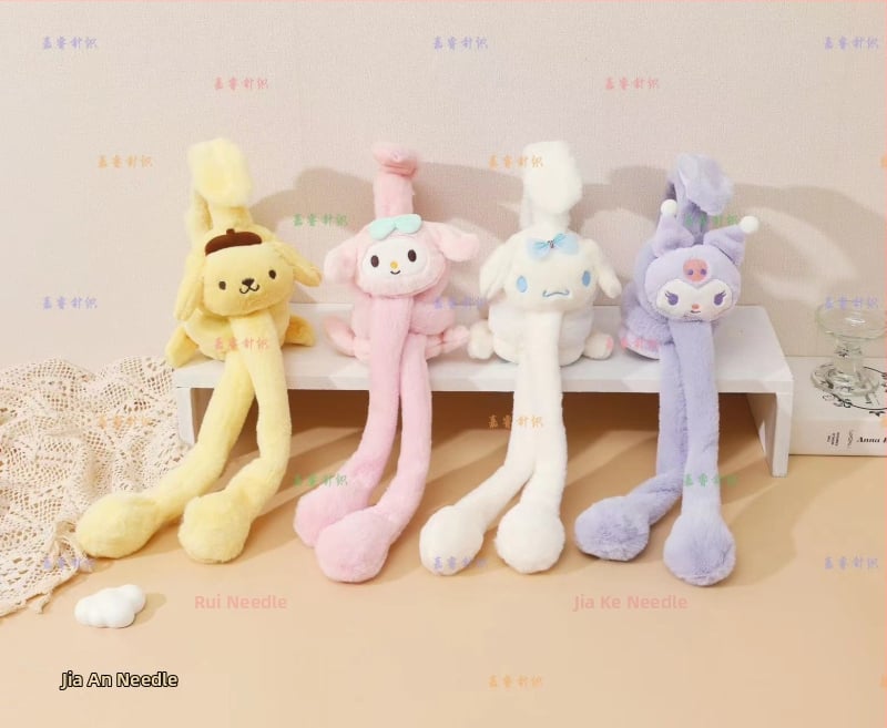 Bērnu pūkaini ausu siltinātāji – karikatūras stila, regulējami, ziemas silts, ārpus telpām