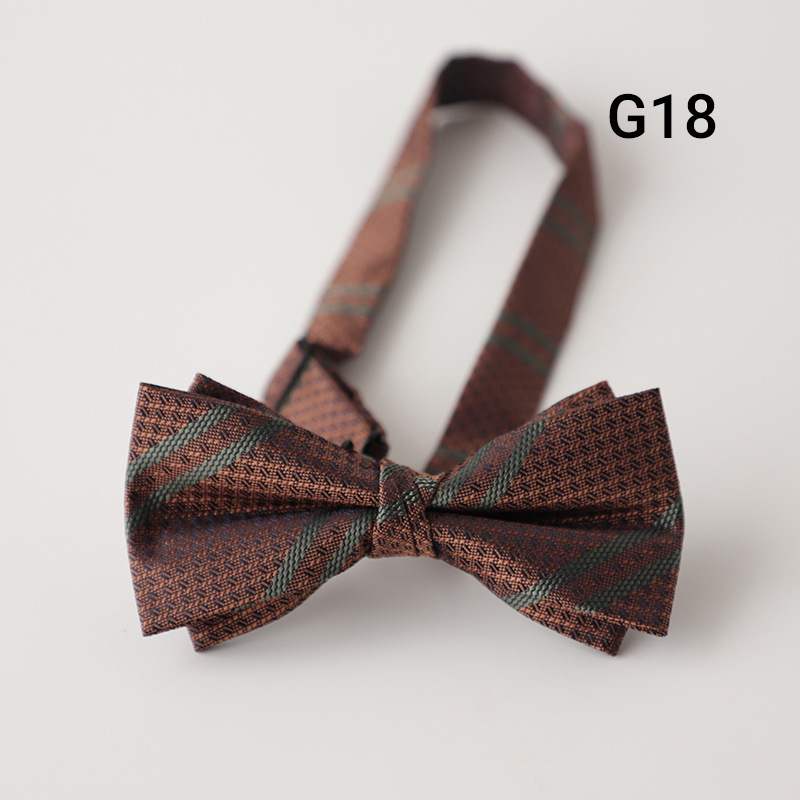 Muška leptir-mašna, retro džentlmen stil, britanski stil, Jacquard poliester, u obliku strelice, s točkastim uzorkom