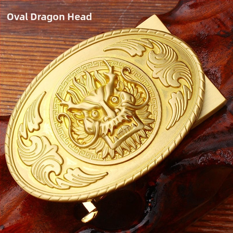 Automatinė diržo sagtis iš vario su 3D įspaustu skraidančio erelio motyvu