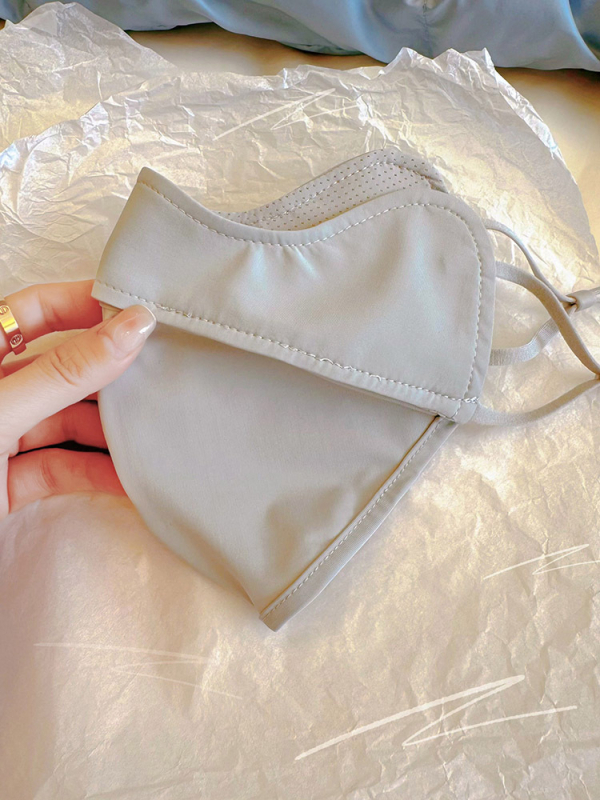 Maska za zaštitu od sunca za žene — Facekini od najlona ice silk, prozračna, UV zaštita, otporna na vjetar, zaštita od sunca za outdoor vožnju biciklom