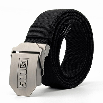 Curea din pânză pentru bărbați, cu cataramă din aliaj, cataramă automată, lățime 2–4 cm