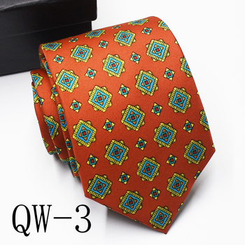 Ziedu drukāta poliestera kaklasaite, universāls stils, drukas process