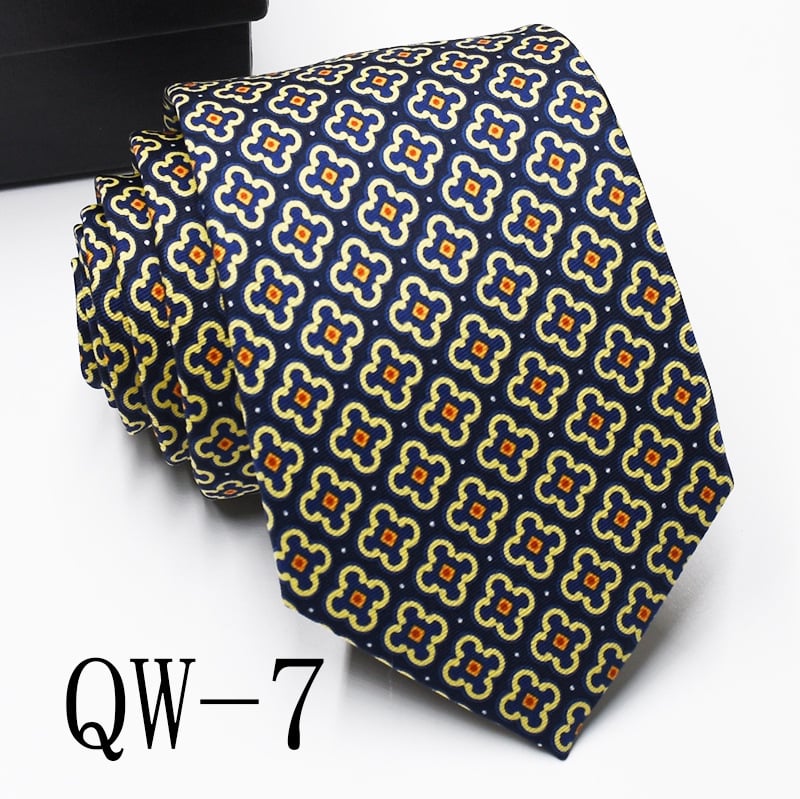 Ziedu drukāta poliestera kaklasaite, universāls stils, drukas process