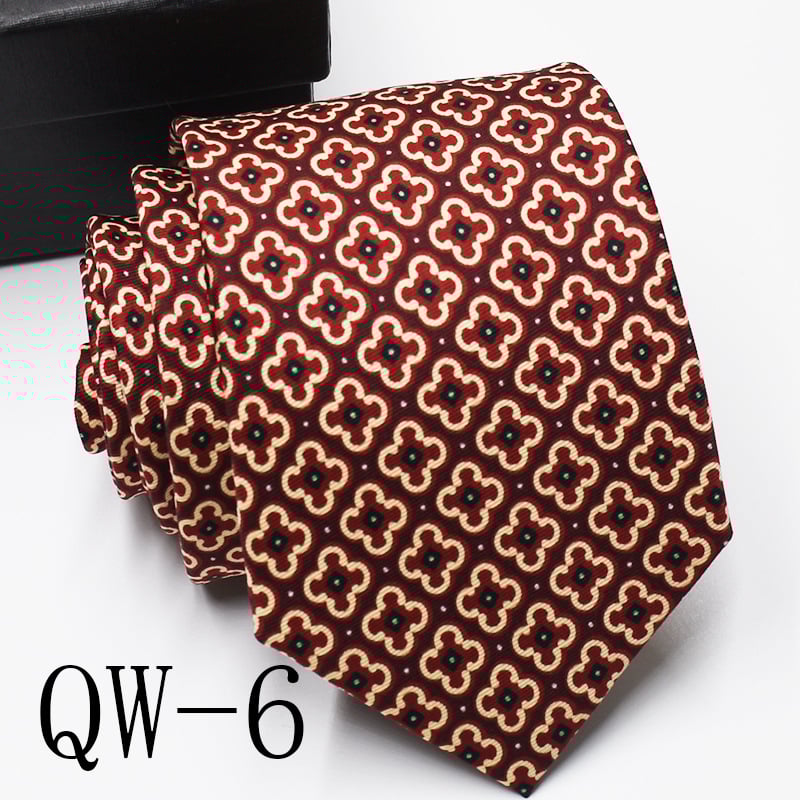 Ziedu drukāta poliestera kaklasaite, universāls stils, drukas process