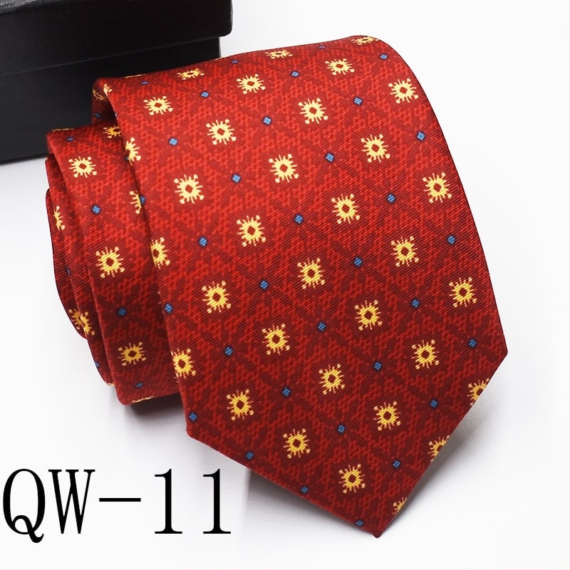 Ziedu drukāta poliestera kaklasaite, universāls stils, drukas process