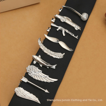 Клип за вратовръзка от мед, 18K чистота, плосък дизайн, унисекс, корейски стил, карикатурен герой