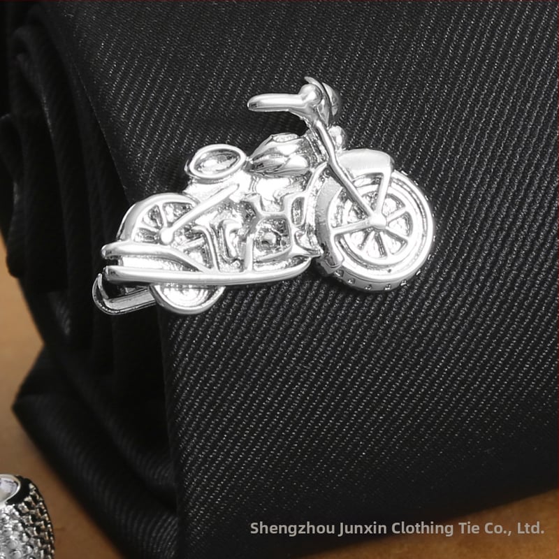 Клип за вратовръзка от мед, 18K чистота, плосък дизайн, унисекс, корейски стил, карикатурен герой