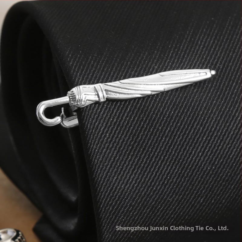 Клип за вратовръзка от мед, 18K чистота, плосък дизайн, унисекс, корейски стил, карикатурен герой