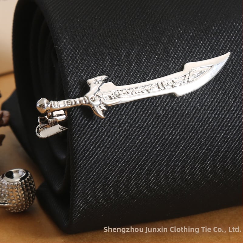 Клип за вратовръзка от мед, 18K чистота, плосък дизайн, унисекс, корейски стил, карикатурен герой