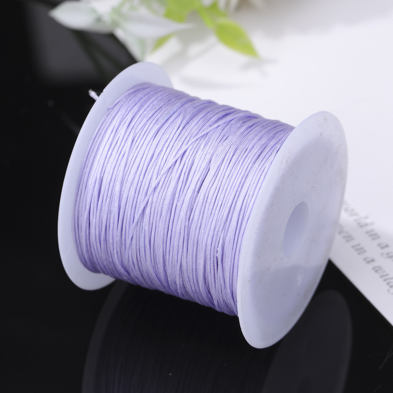 Rankų darbo karoliukų virvė pakabukui (poliesteris, Boring, 2021 ruduo)