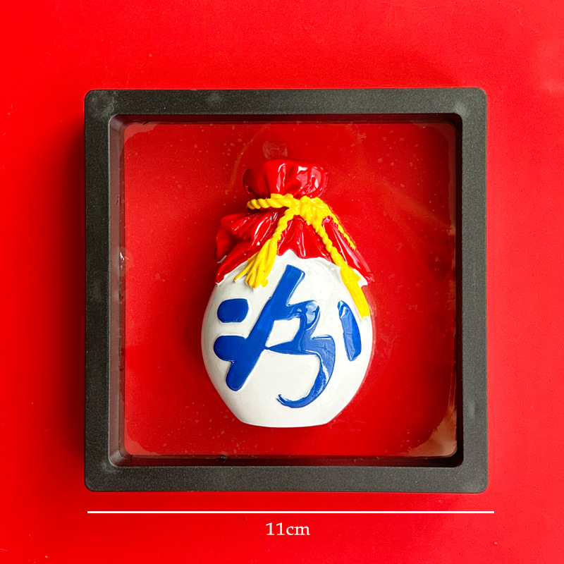 Magnet za hladnjak s motivima Shanxi muzeja (Taiyuan, Datong, Yungang špilje, Hanging Temple, Yingxian drvena kula) – Perle; Materijal: agat; Tehnologija obrade: Drugo; Proljeće 2025