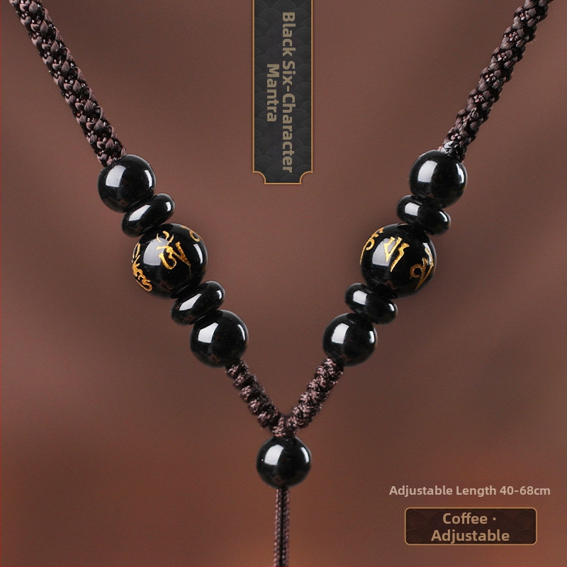 Hetianos nefrito pakabukas ant rankų pintos vėrinio, apdorotas nefritas