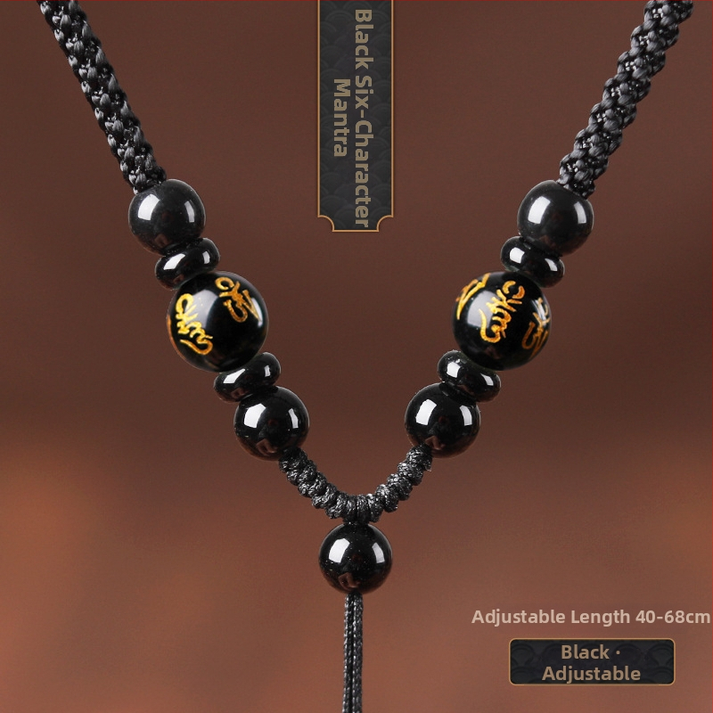 Hetianos nefrito pakabukas ant rankų pintos vėrinio, apdorotas nefritas