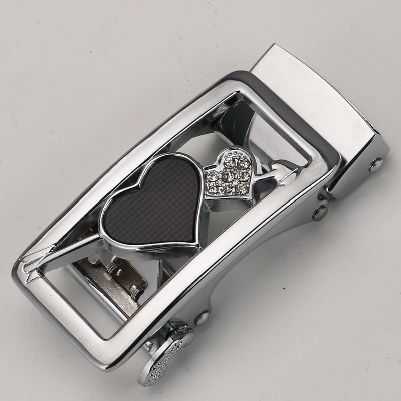 Cap de cataramă automată pentru curea, din aliaj, lățime 2-4 cm, model simplu