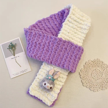 Σετ νημάτων για χειροποίητο κασκόλ — 100% ακρυλικό νήμα, 7s στροφές, μονή ίνα, μορφή νήματος: tuan line, για χειροποίητο πλέξιμο