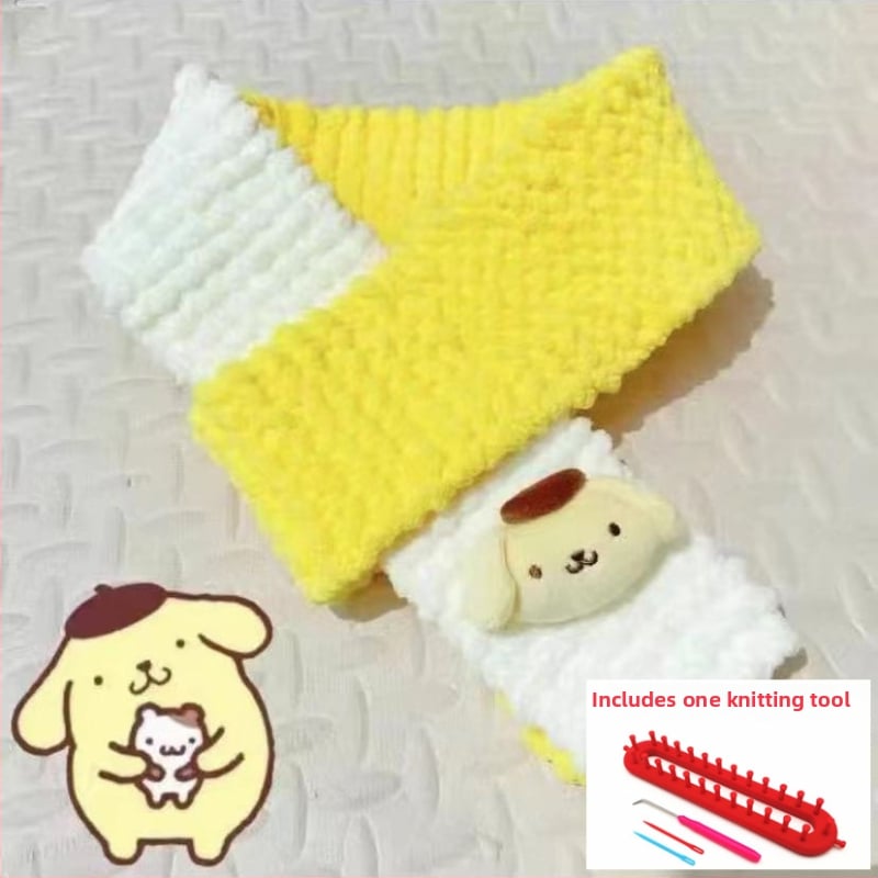 Σετ νημάτων για χειροποίητο κασκόλ — 100% ακρυλικό νήμα, 7s στροφές, μονή ίνα, μορφή νήματος: tuan line, για χειροποίητο πλέξιμο