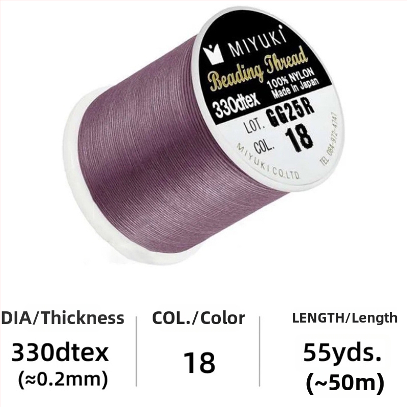 Κορδόνι για χάντρες, νάιλον πλεγμένο για DIY κοσμήματα