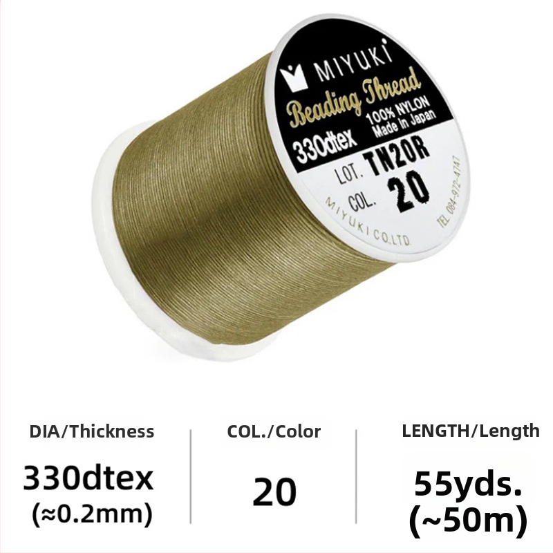 Κορδόνι για χάντρες, νάιλον πλεγμένο για DIY κοσμήματα