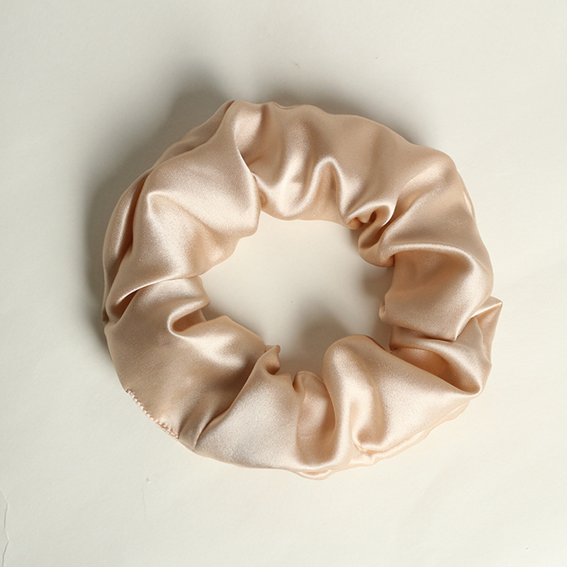 Копринен аксесоар за глава, мулберска коприна, 19 momme, ръчна изработка, моден градски стил
