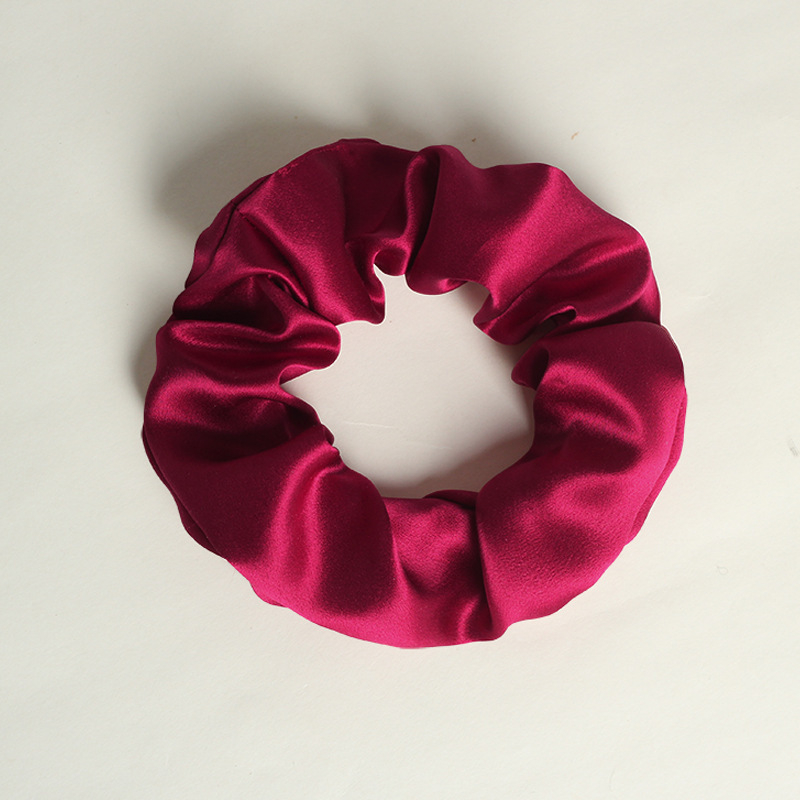 Копринен аксесоар за глава, мулберска коприна, 19 momme, ръчна изработка, моден градски стил